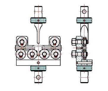 电碳制品试样拉伸夹具