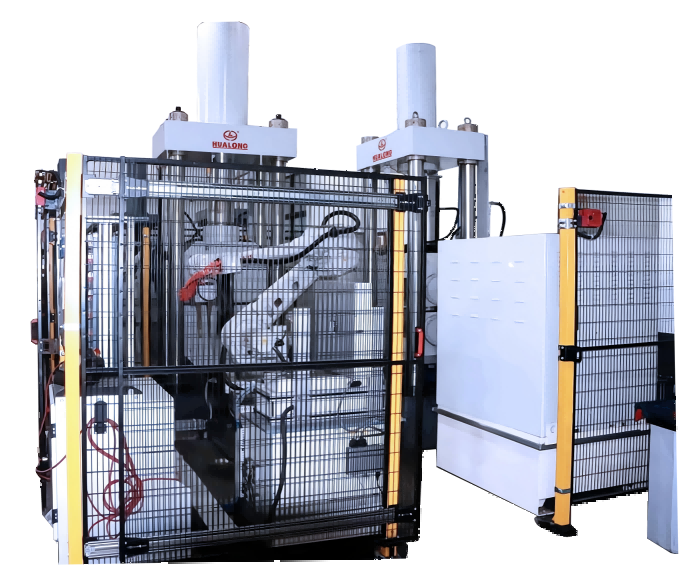 机器人全自动液压拉伸试验机（中厚板-螺纹钢-一拖二）-LZW系列